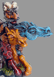 Figuras reproduccin de seres populares.