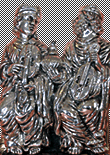 Figuras y monumentos en plata.