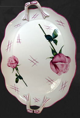 Bandeja de porcelana